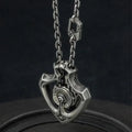 Kinetic Rotating Gear Pendant Necklace