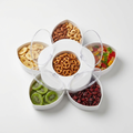 Blooming Flower Rotating Snack Tray